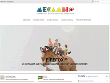 Tablet Screenshot of mecambio.net